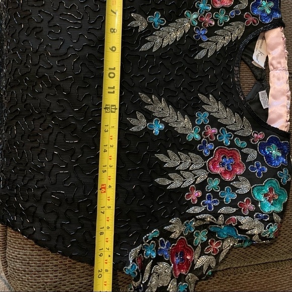 Laurence Kazar evening dress fully beaded. Size xl. New Years Eve attire. - Picture 15 of 15